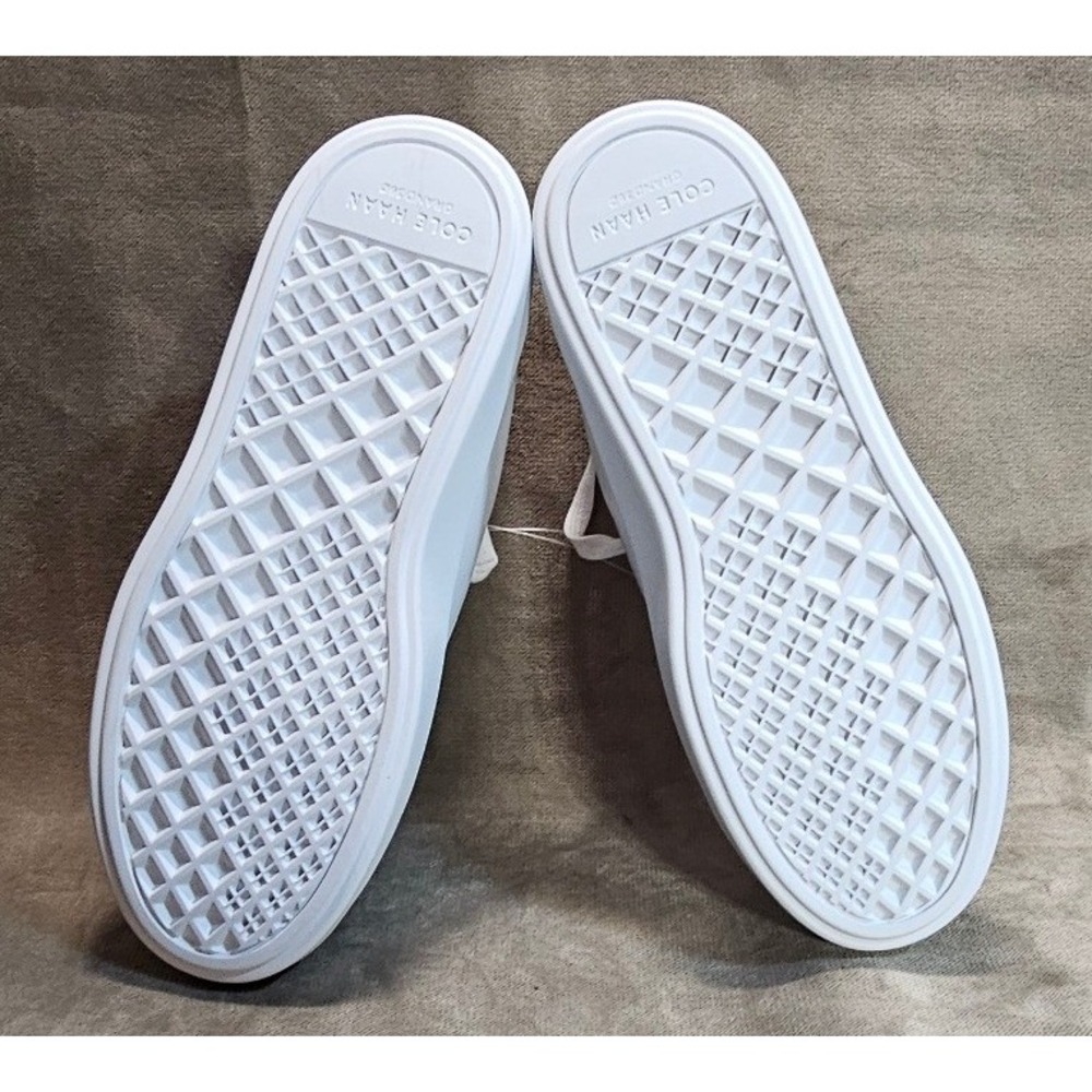 Cole Haan GC Daily Sneaker White Leather Low Top Womens 7 B W26651 - Picture 7 of 8